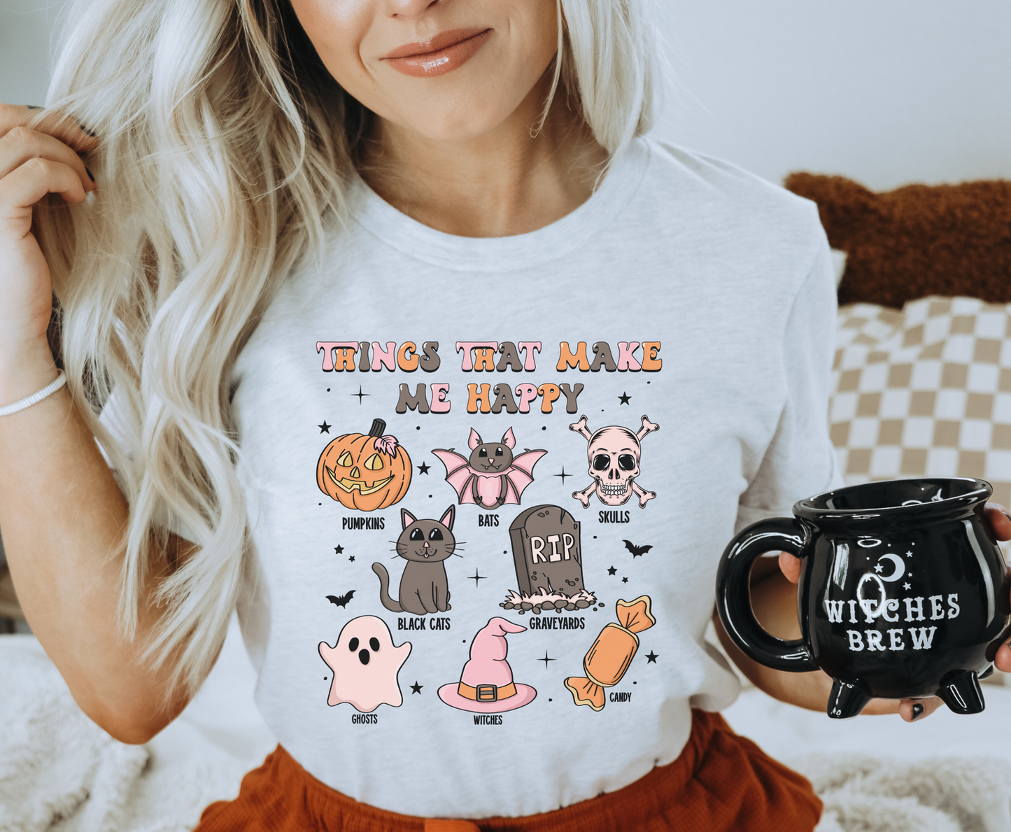 Halloween Things Make Me Happy - Full Color Transfer