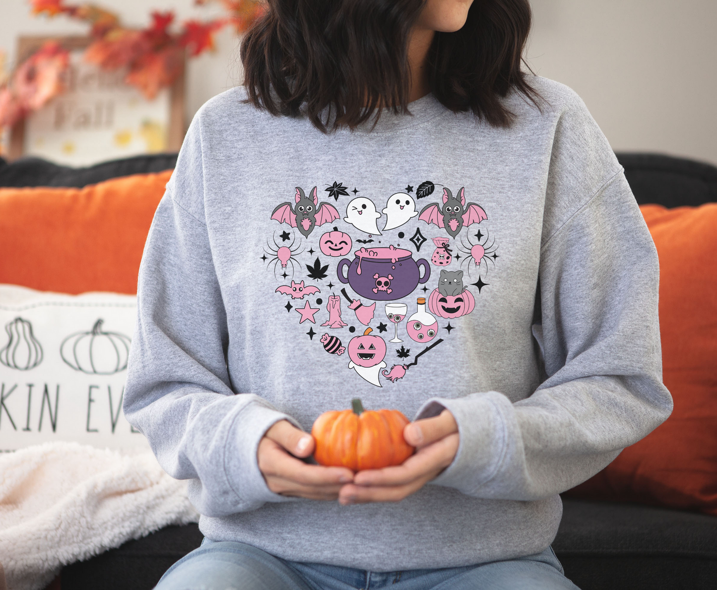 Heart Halloween - Full Color Transfer