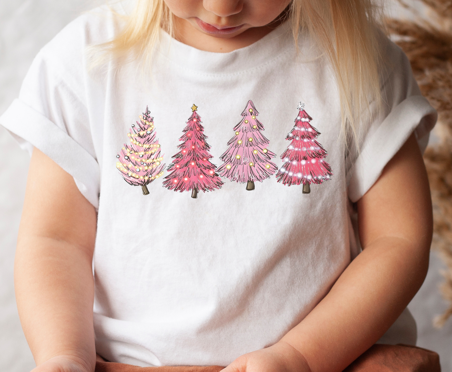 Pinkmas Trees - Full Color Transfer