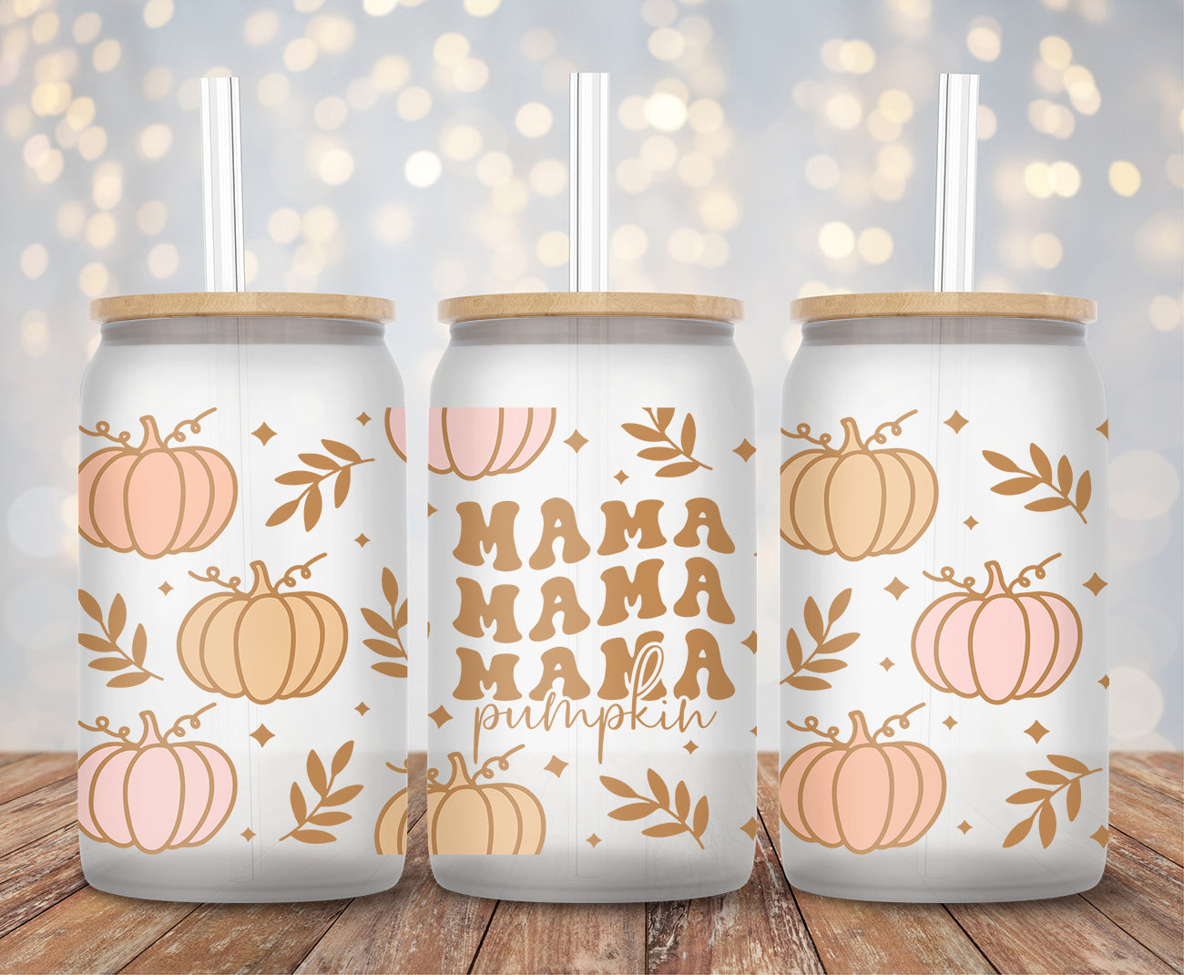 Mama Pumpkin - 16oz Cup Wrap