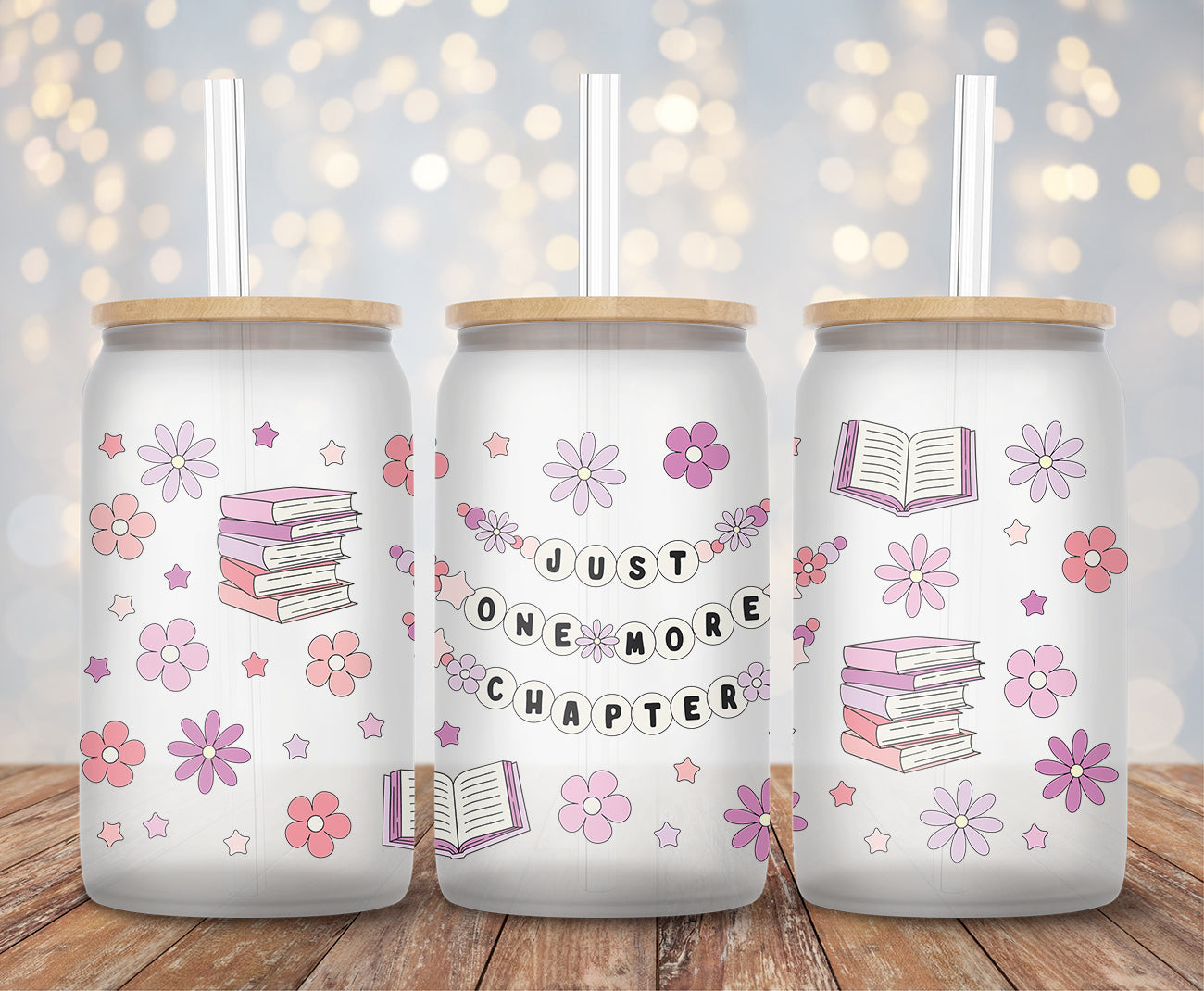 Just One More Chapter Friendship Bracelet - 16oz Cup Wrap