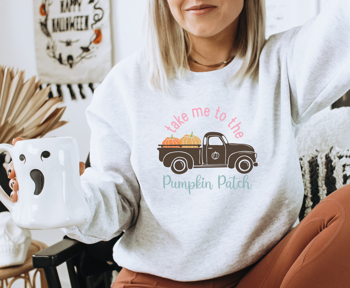Take Me To The Pumpkin Patch - Full Color Transfer