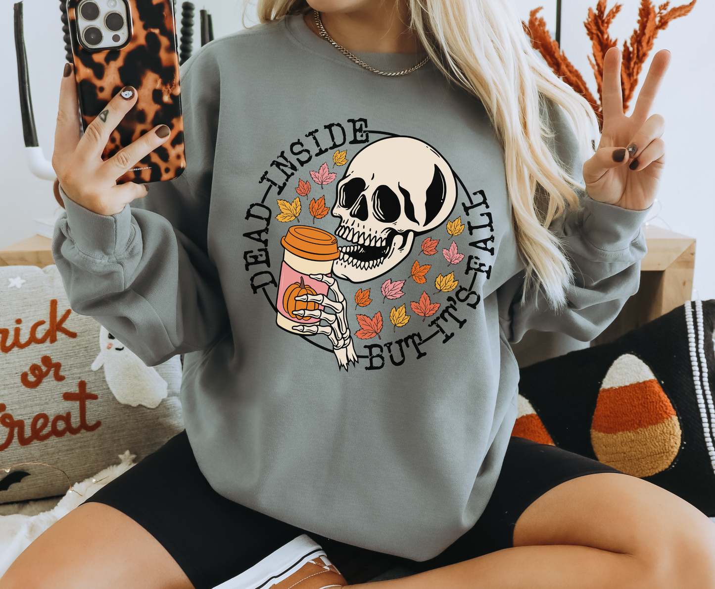 Dead Inside But Its Fall - Full Color Transfer