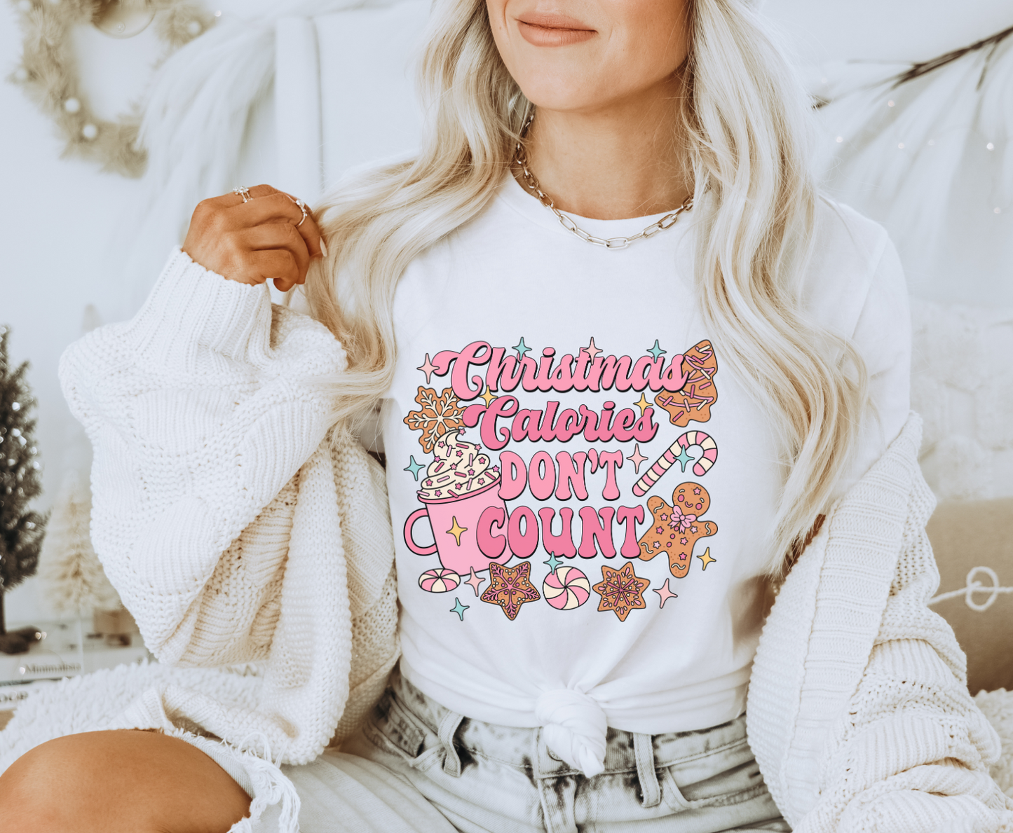 Christmas Calories Cocoa - Full Color Transfer