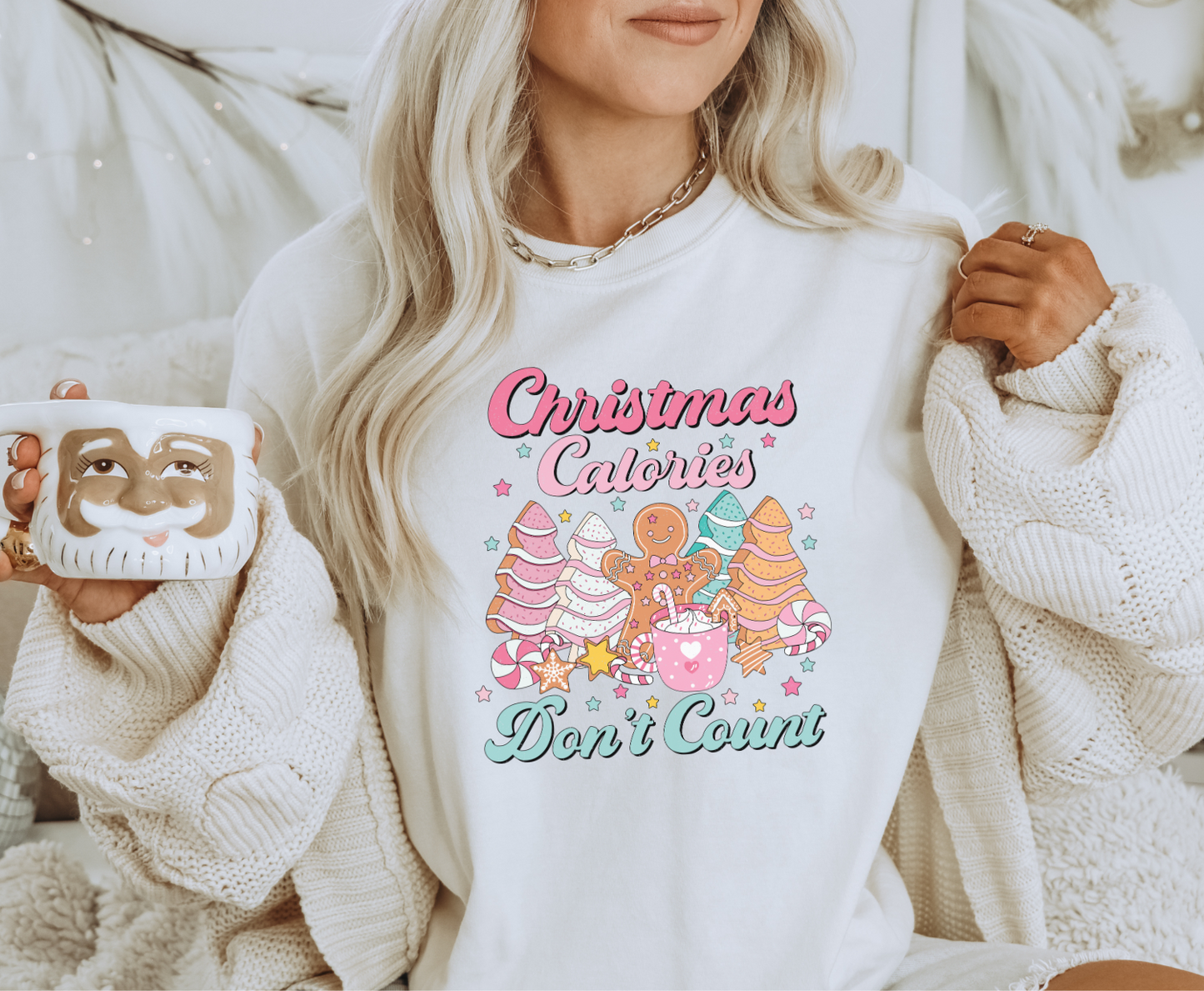 Christmas Calories Gingerbread - Full Color Transfer