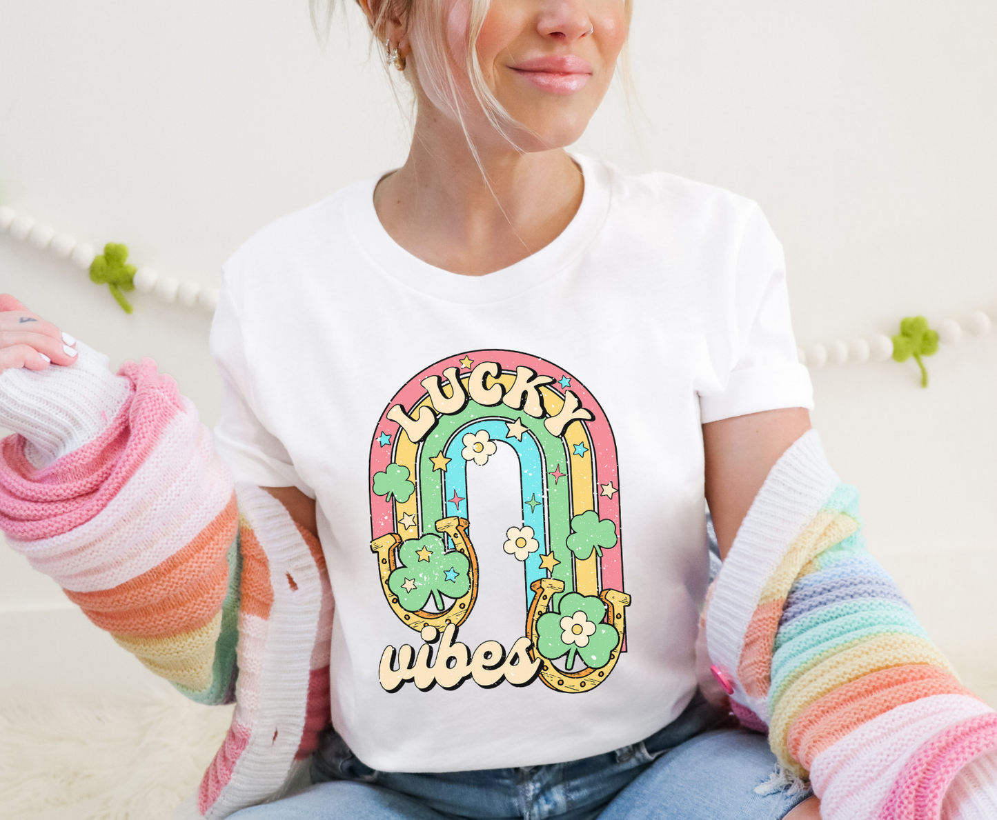 Retro Lucky Vibes - Full Color Transfer