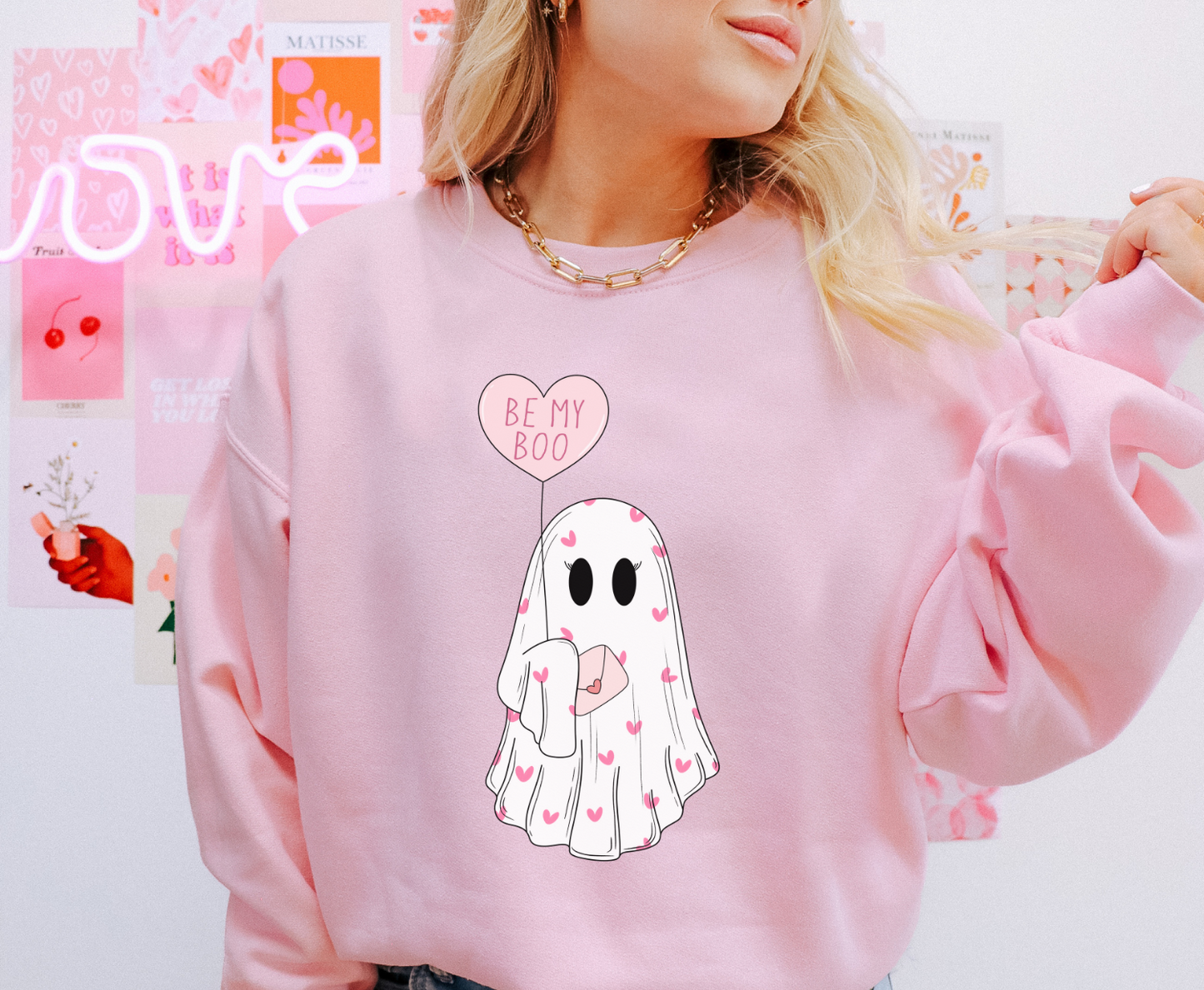 Be My Boo Ghost - Full Color Transfer