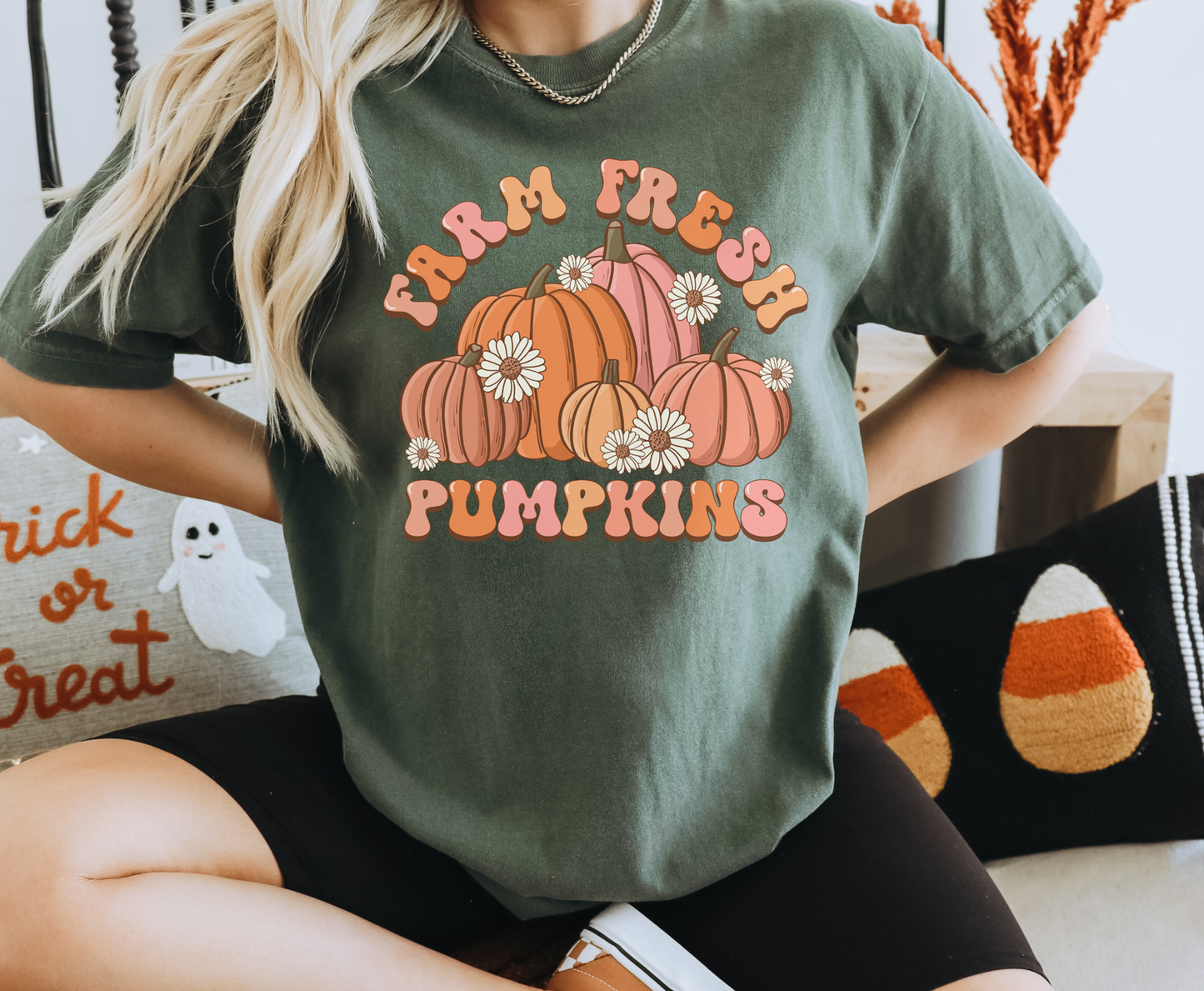 Farm Fresh Pumpkins - Full Color Transfer