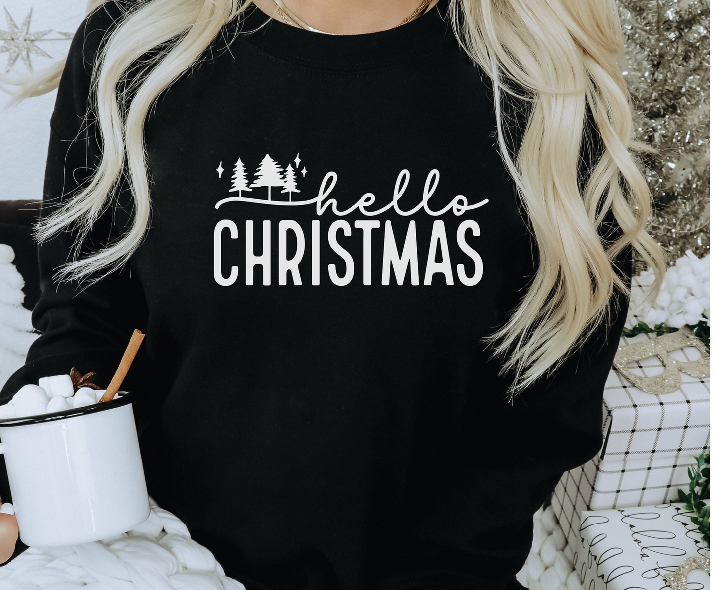 Hello Christmas - Full Color Transfer