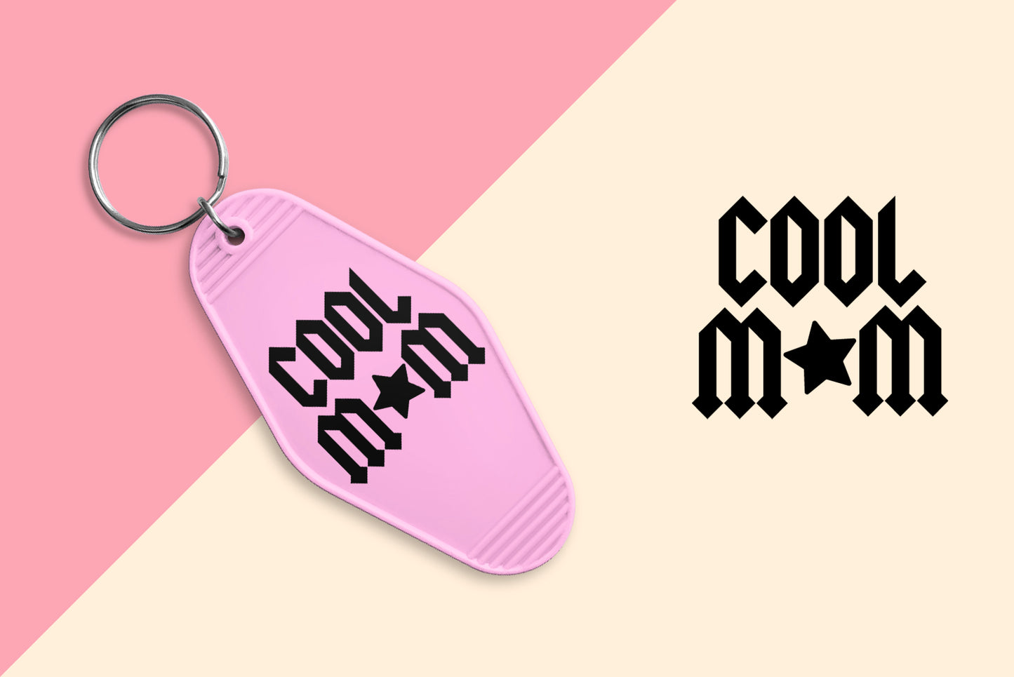 Cool Mom - Set of 6 (Motel Keychain UV DTF)