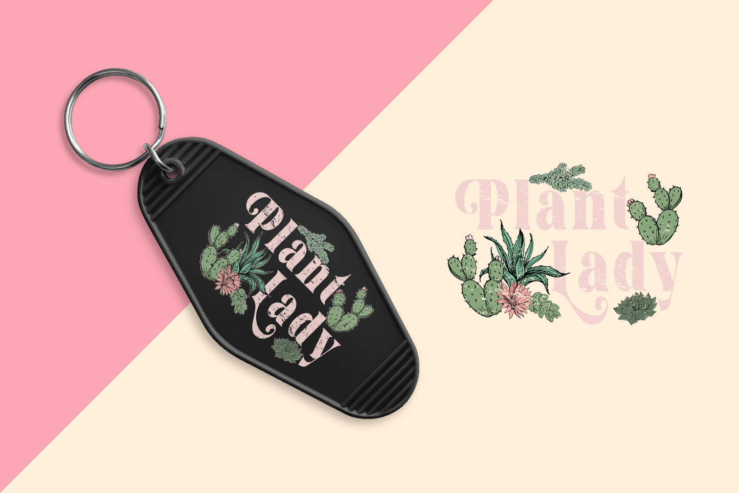 Plant Lady - Set of 6 (Motel Keychain UV DTF)
