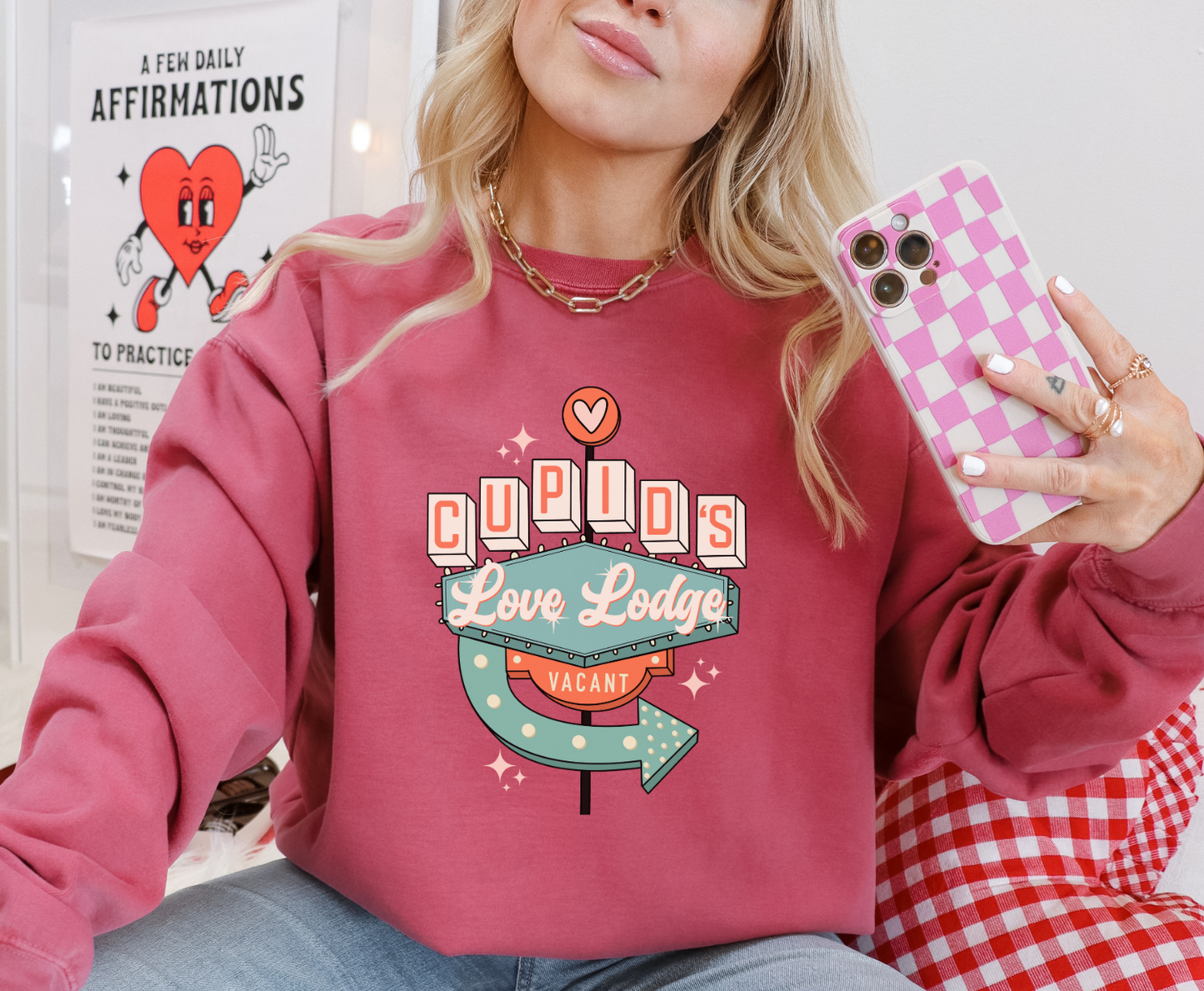 Cupids Love Lodge - Full Color Transfer