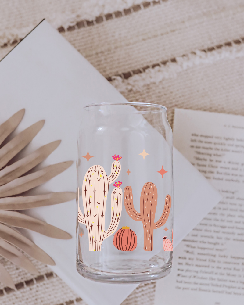 Boho Cactus- 16oz Cup Wrap