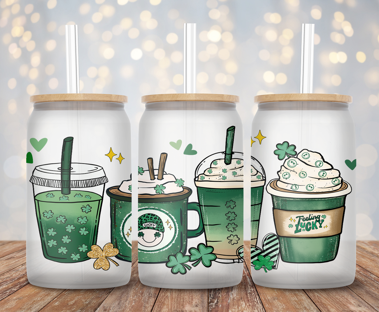 Sprinkle of Luck - 16oz Cup Wrap