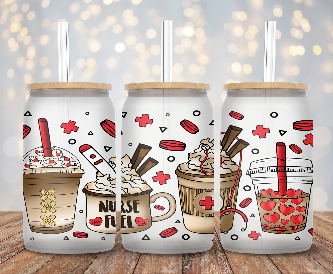 Nurse Fuel - 16oz Cup Wrap