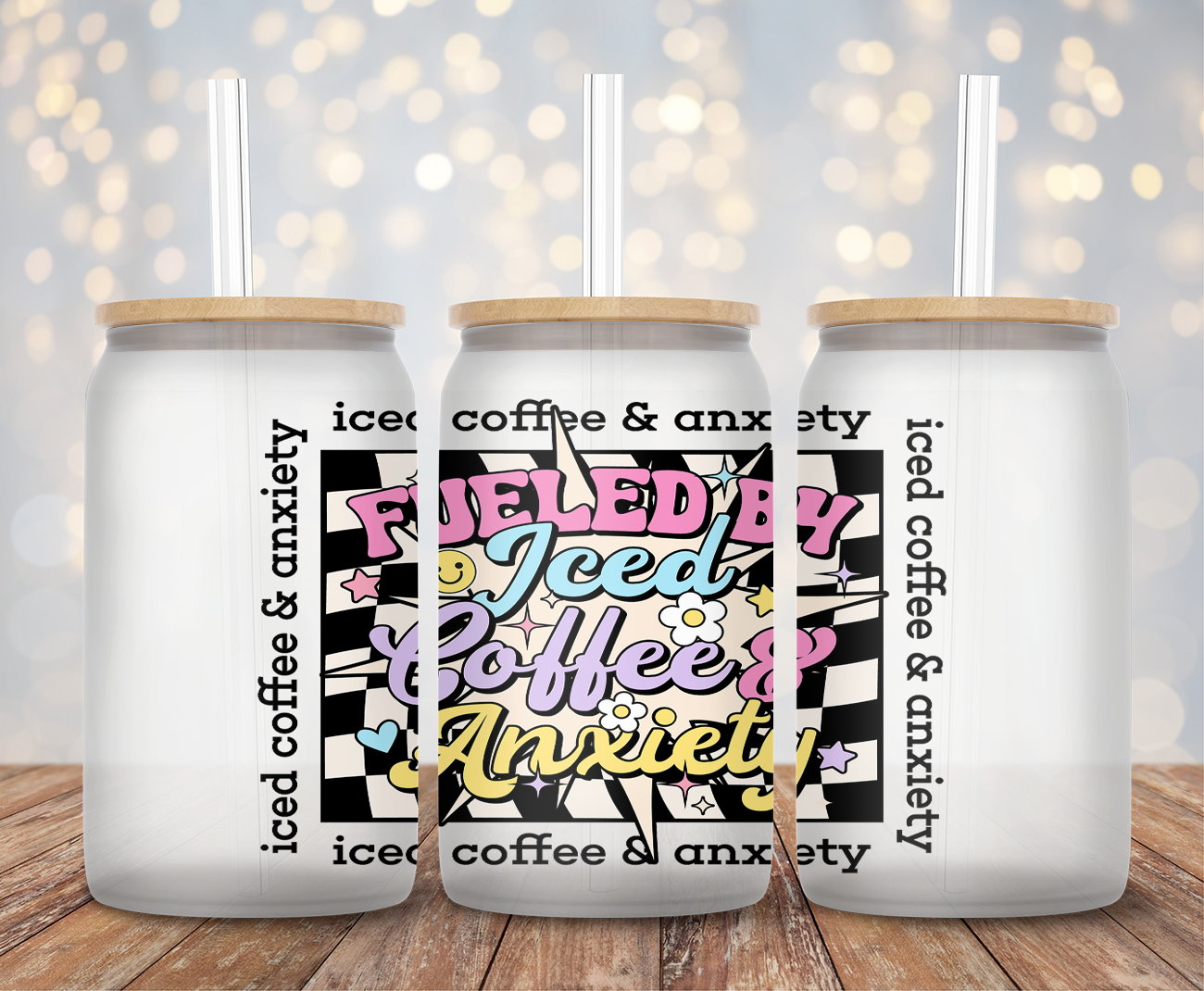 Iced Coffee Anxiety - Decal