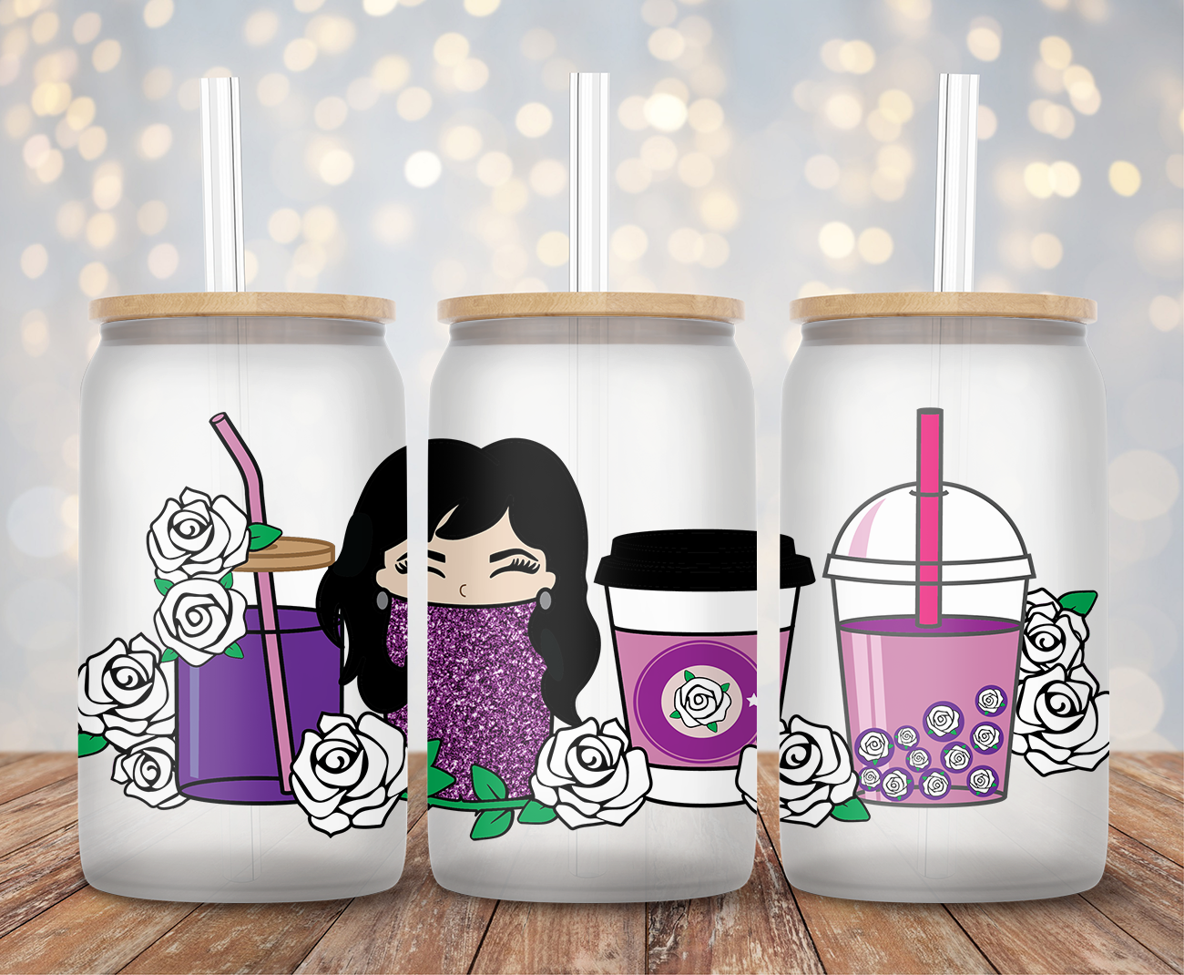 Shimmer & Shine - 16oz Cup Wrap