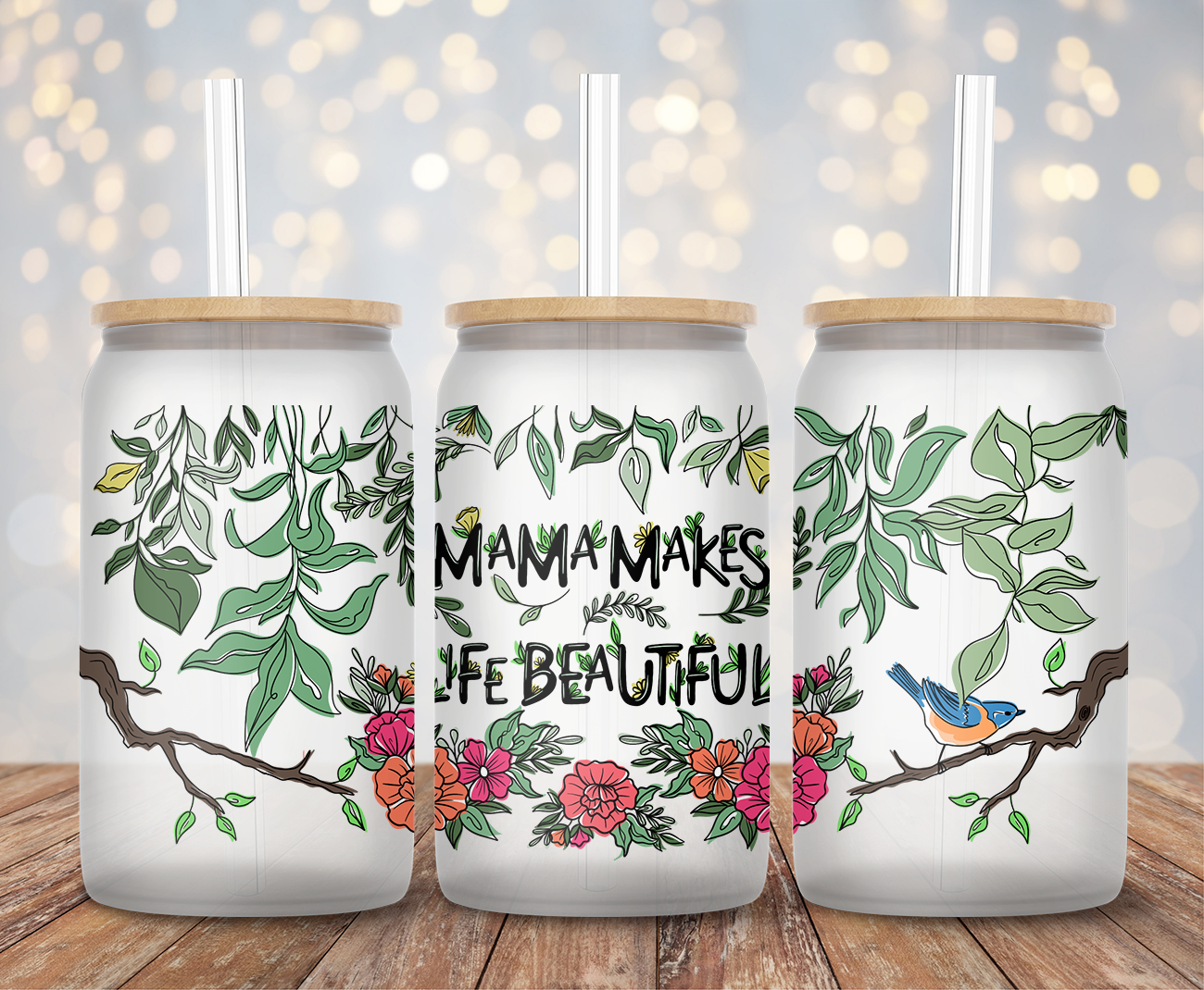 Mama Nature - 16oz Cup Wrap
