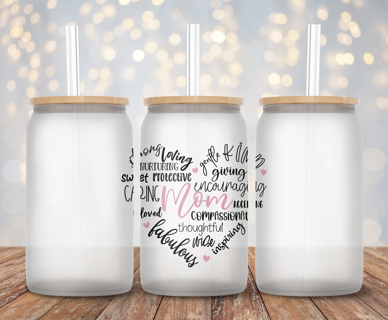 Heart Mom Is - Decal