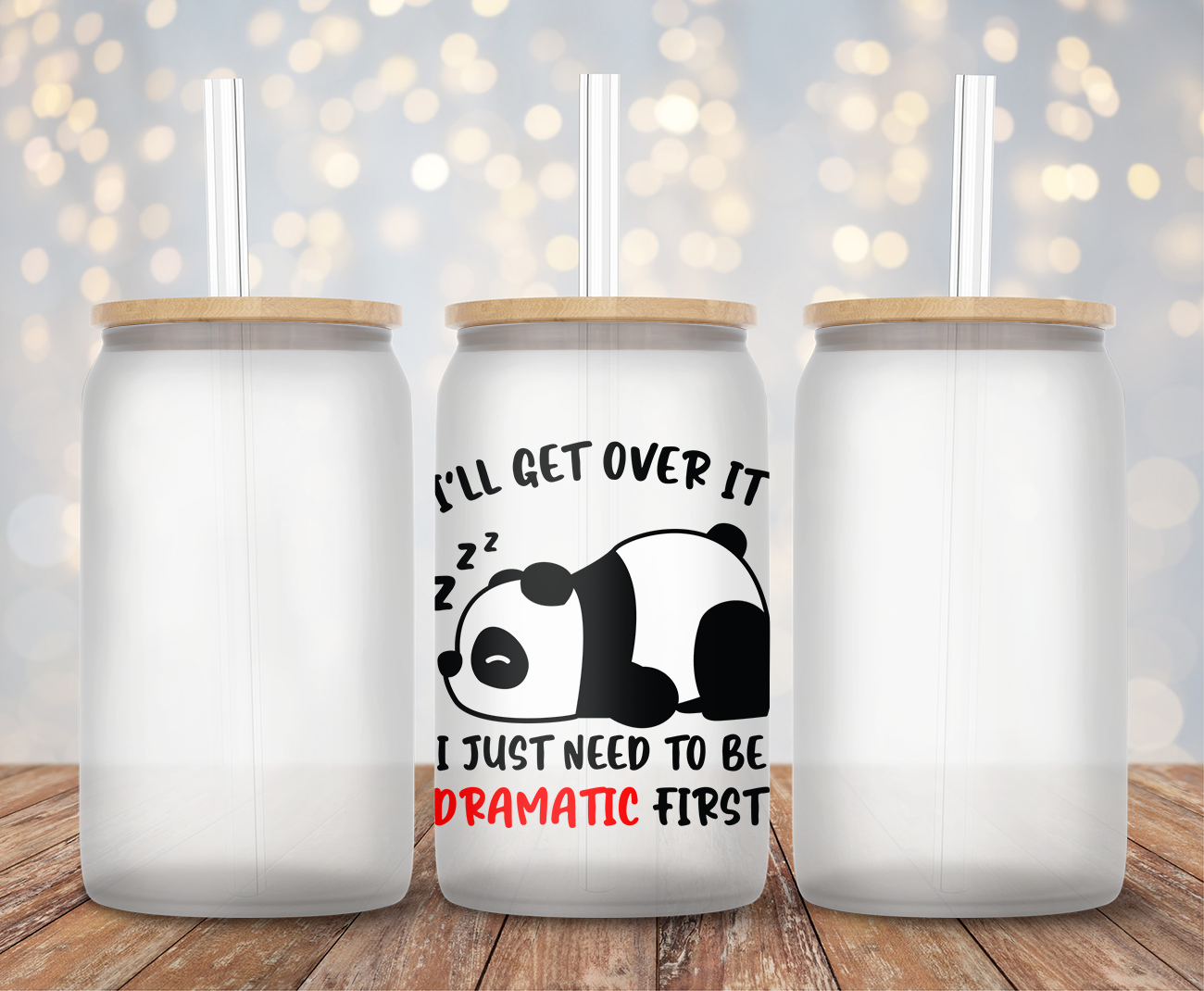 Dramatic Panda - Decal