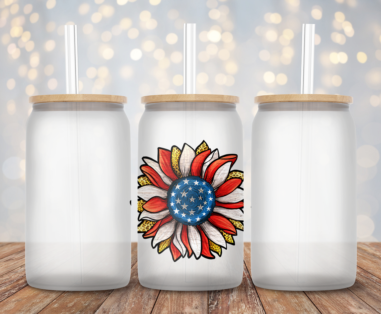 Patriotic Sunflower - Decal