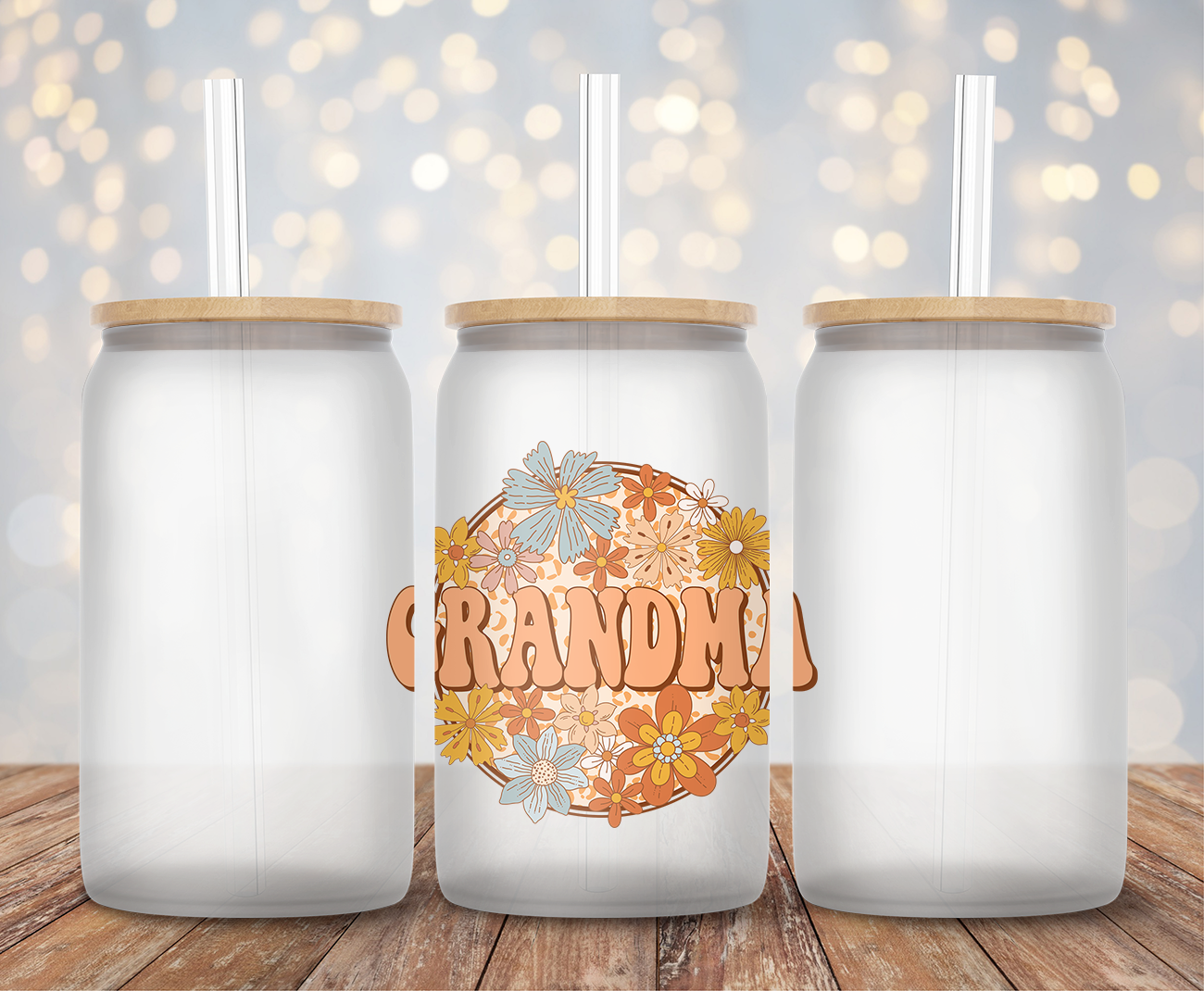 Grandma Floral - Decal