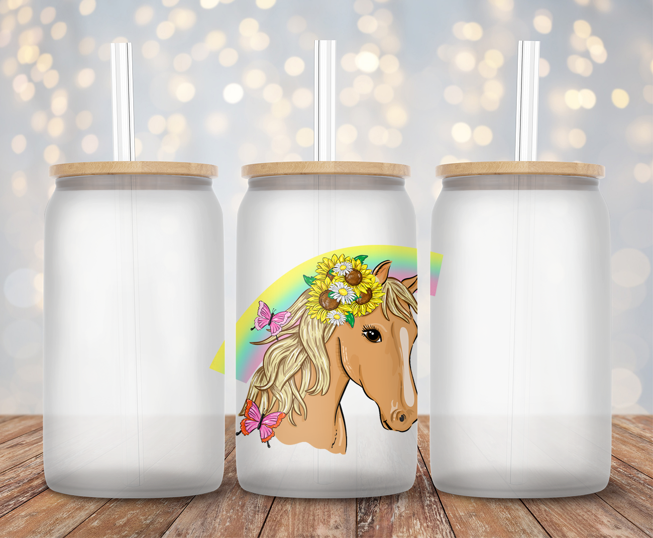 Rainbow Wishes Horse - Decal