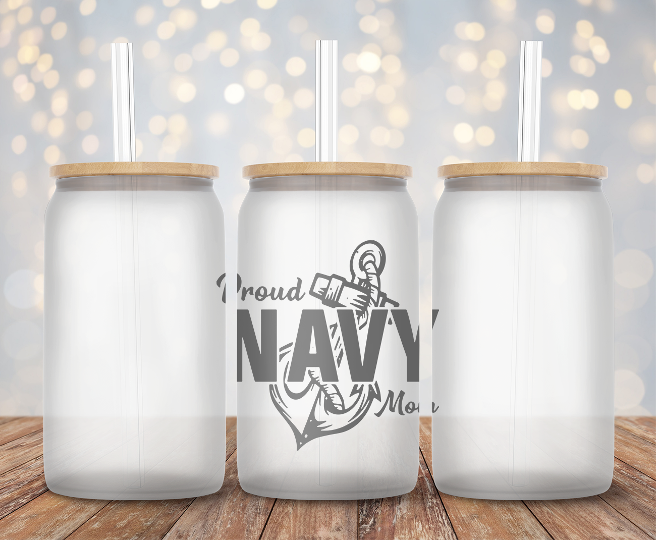 Proud Navy Mom - Decal