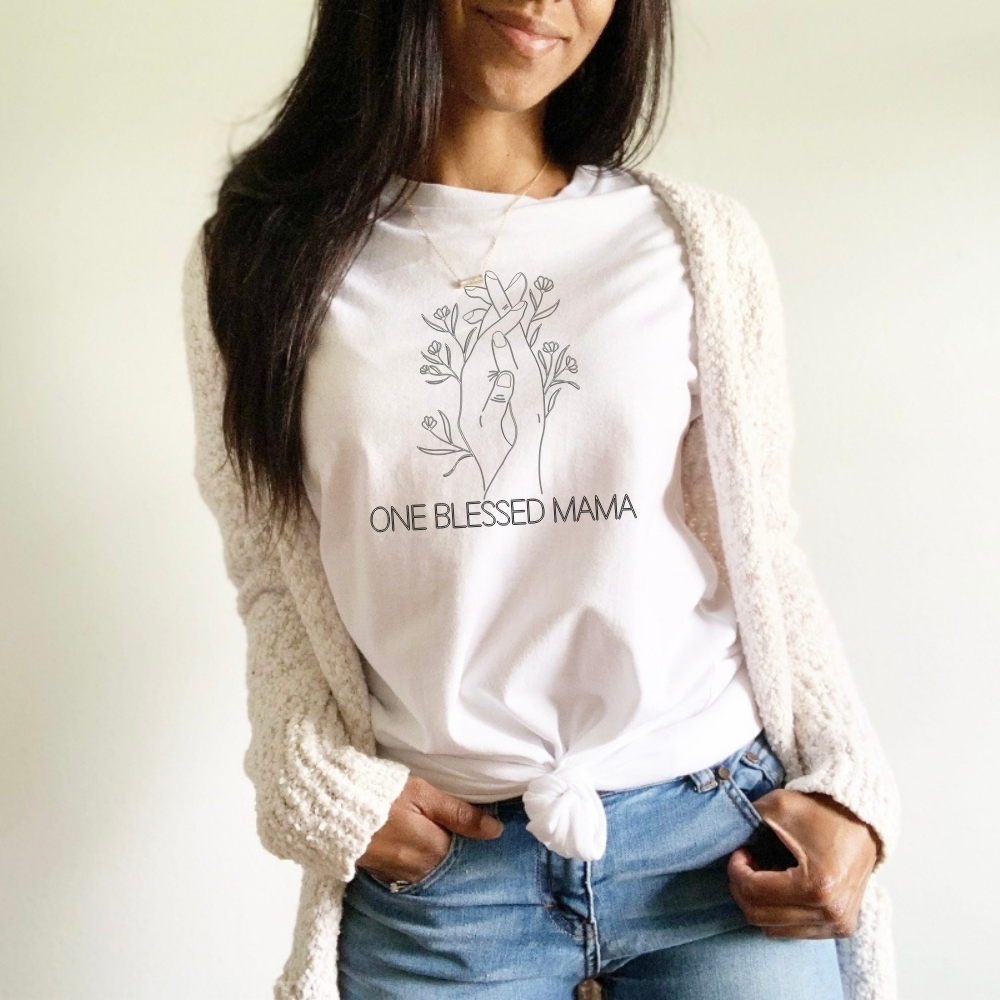 One Blessed Mama - Full Color Transfer