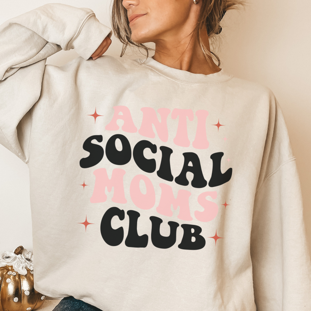 Antisocial Mom's Club - Full Color Transfer