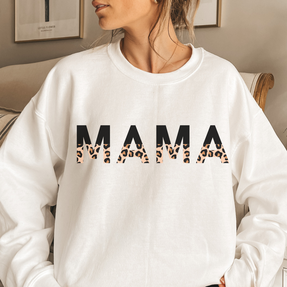 Black Leopard Mama - Full Color Transfer