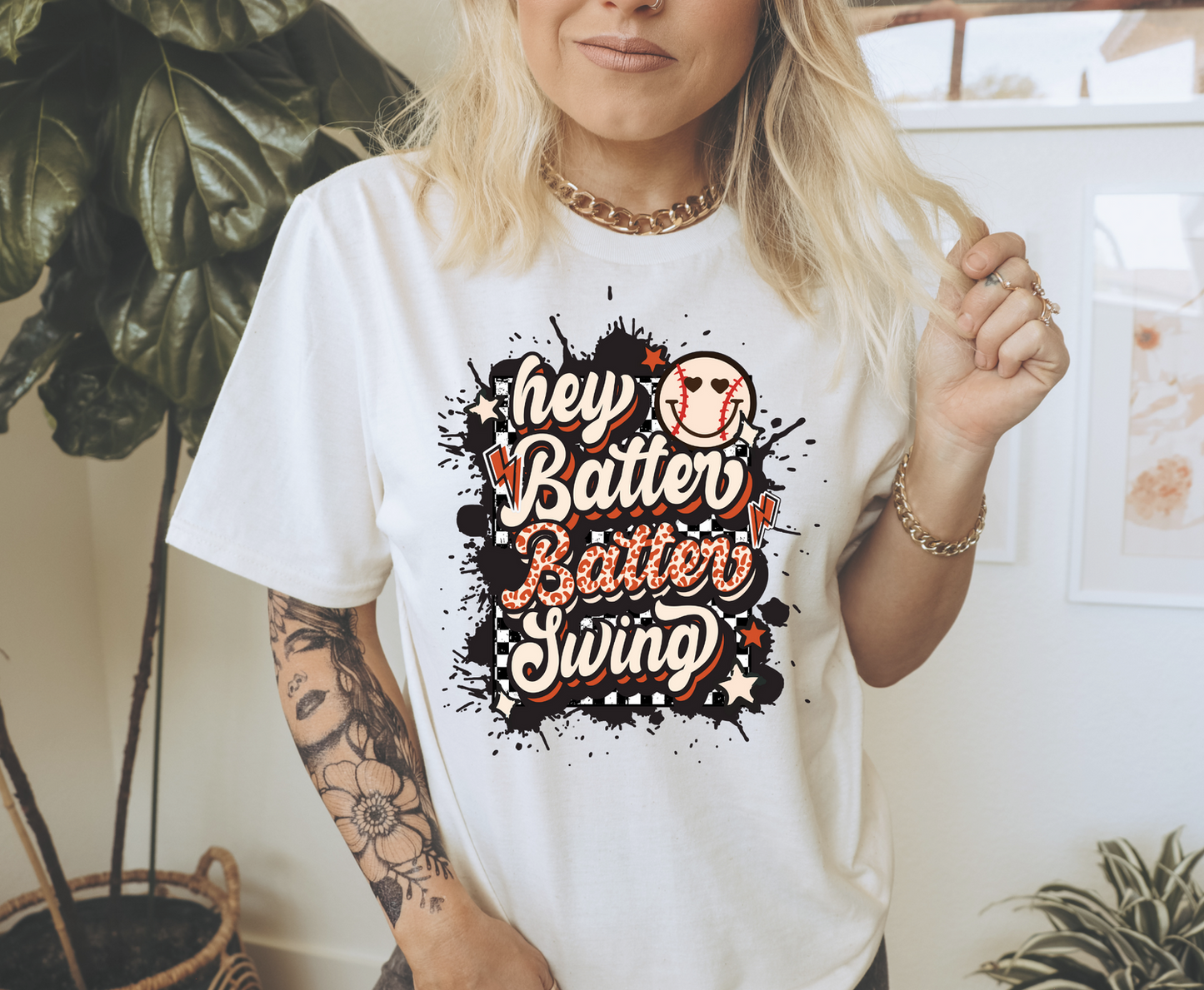 Hey Batter Batter - Full Color Transfer