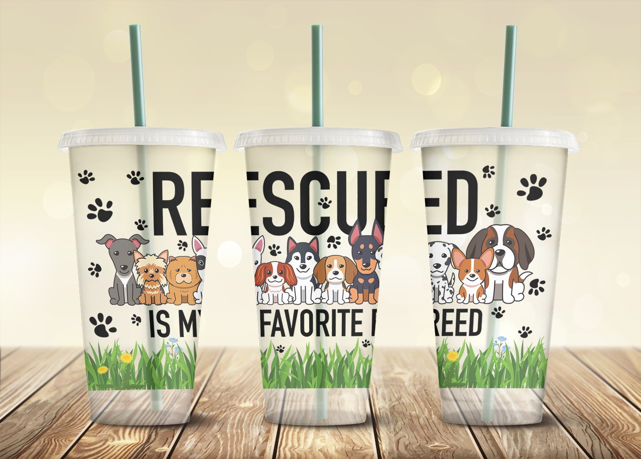 Rescued Breed - 240z Cold Cup Wrap