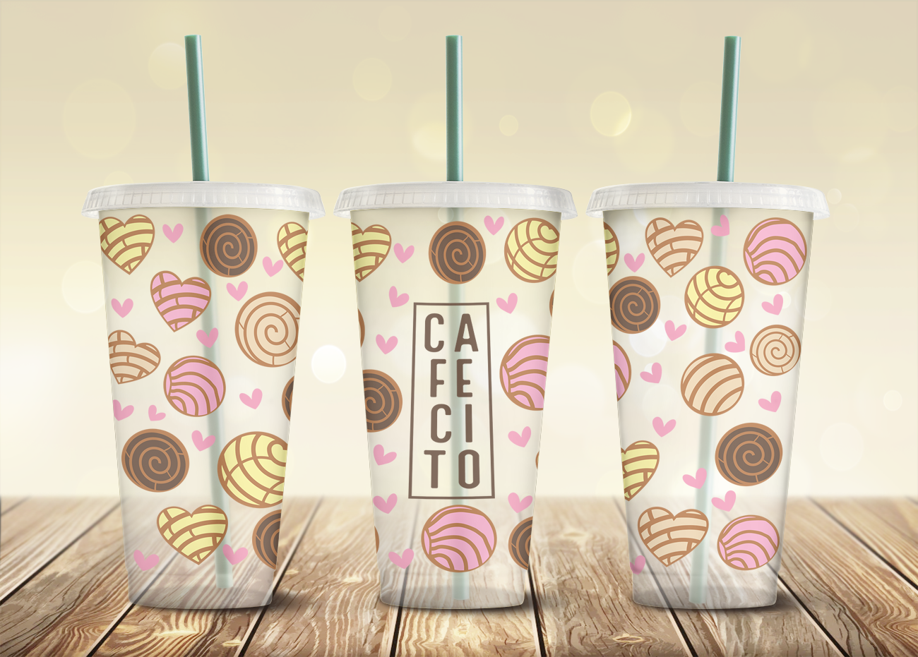 Cafecito - 24oz Cold Cup Wrap