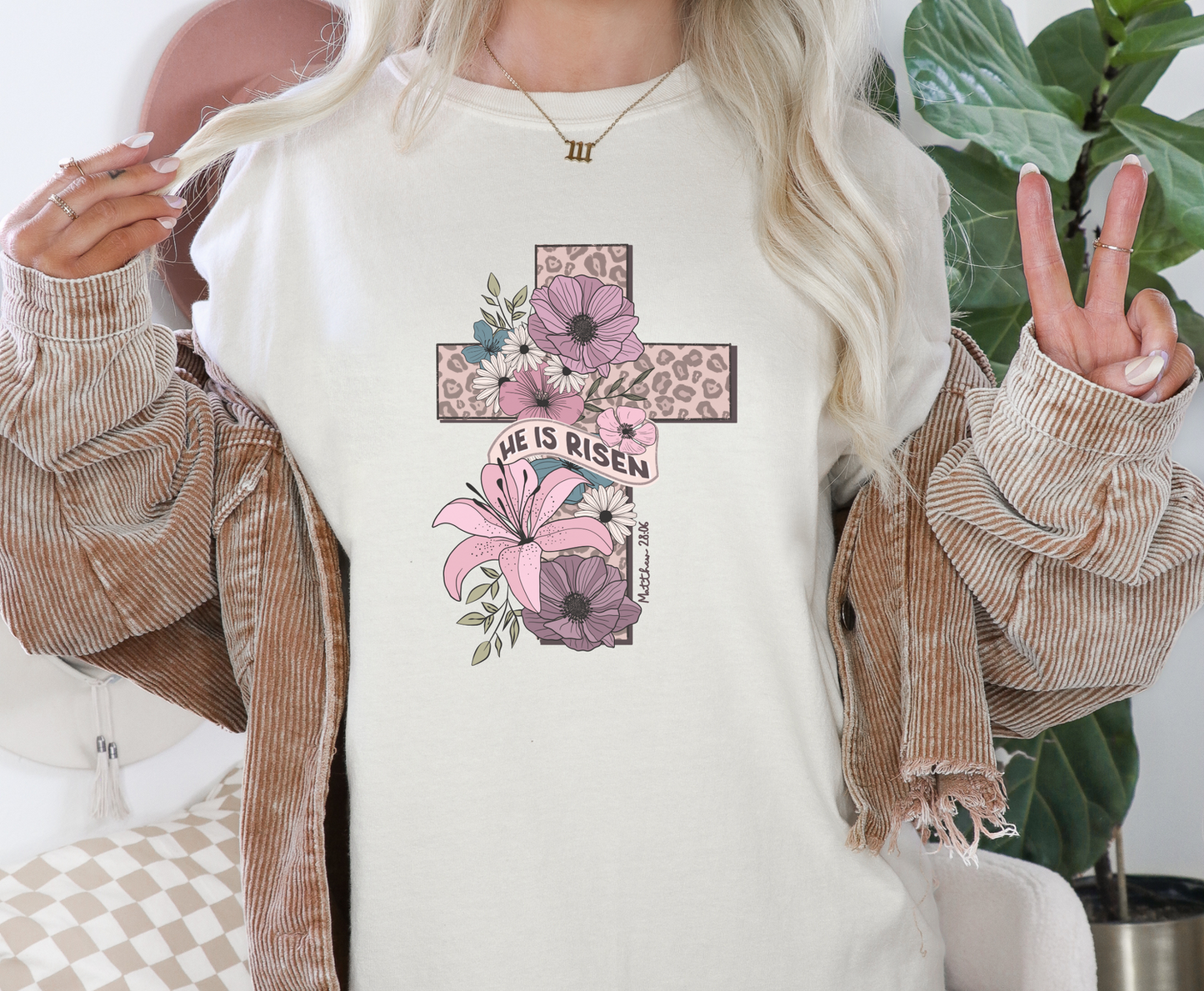 Risen Floral - Full Color Transfer