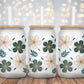 Golden Green Floral - 16oz Cup Wrap