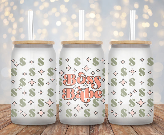 Boss Babe - 16oz Cup Wrap