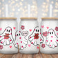 Valentine Ghost Heart - 16oz Cup Wrap