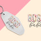 Floral Boss Babe- Set of 6 (Motel Keychain UV DTF)