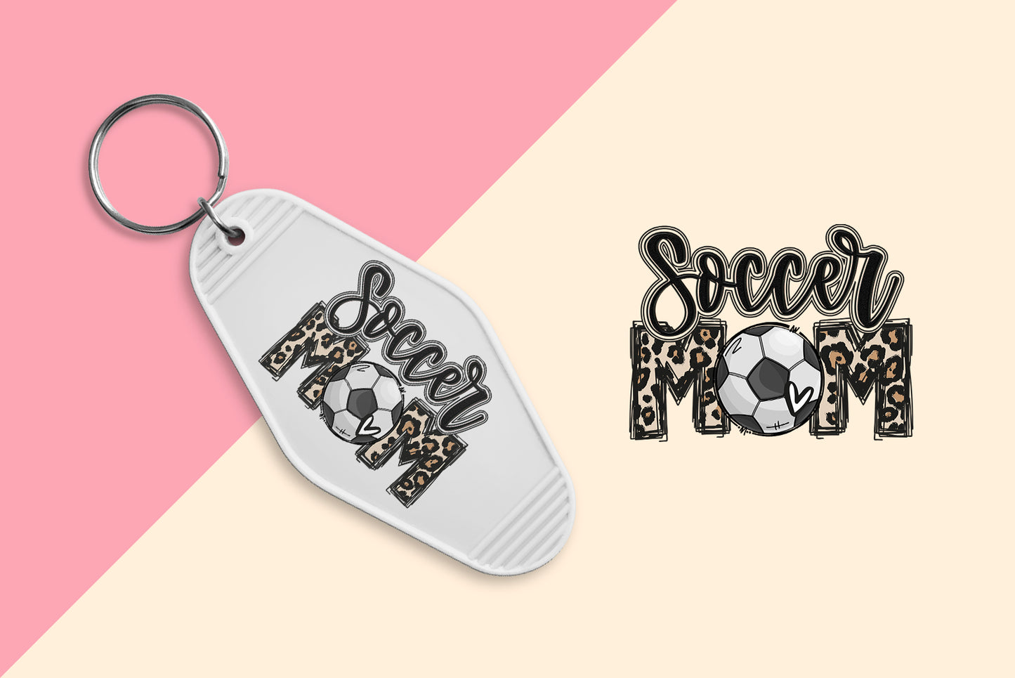 Soccer Mom - Set of 6 (Motel Keychain UV DTF)