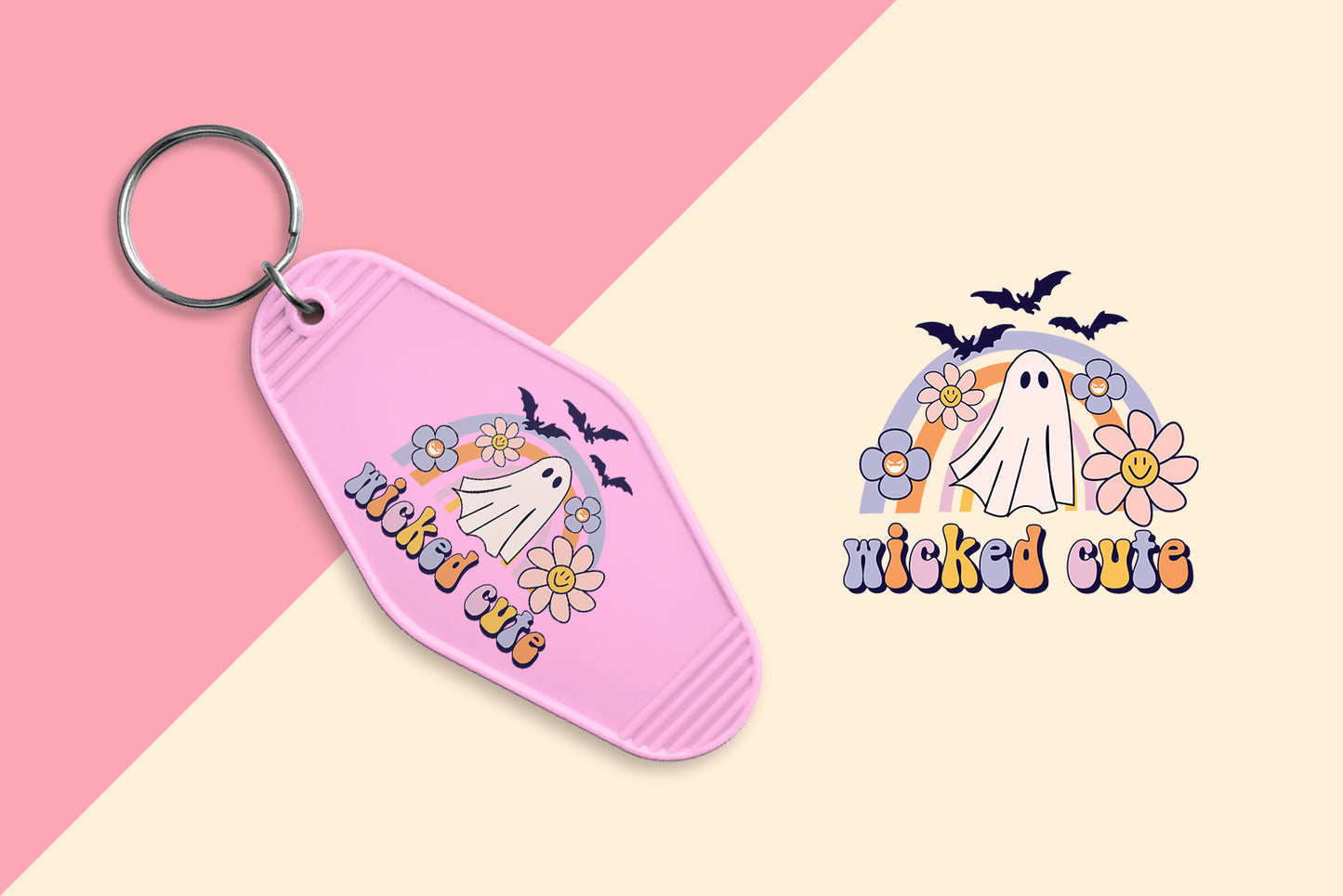 Wicked Cute - Set of 6 (Motel Keychain UV DTF)