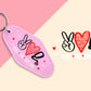 Peace Love Nursing - Set of 6 (Motel Keychain UV DTF)