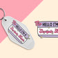 Scorpio Babe - Set of 6 (Motel Keychain UV DTF)