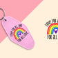 Love for all Rainbow- Set of 6 (Motel Keychain UV DTF)