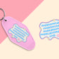 Overstimulated Overtouched Overanxious Overcaffeinated Club - Set of 6 (Motel Keychain UV DTF)