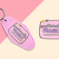 Emotionally Fragile - Set of 6 (Motel Keychain UV DTF)