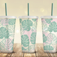 Pastel Monstera- 24oz Cold Cup Wrap