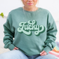 Retro Lucky Green -  Full Color Transfer