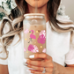 Pink Flamingo Monstera- 16oz Cup Wrap
