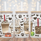 Dog Mom Latte- 16oz Cup Wrap